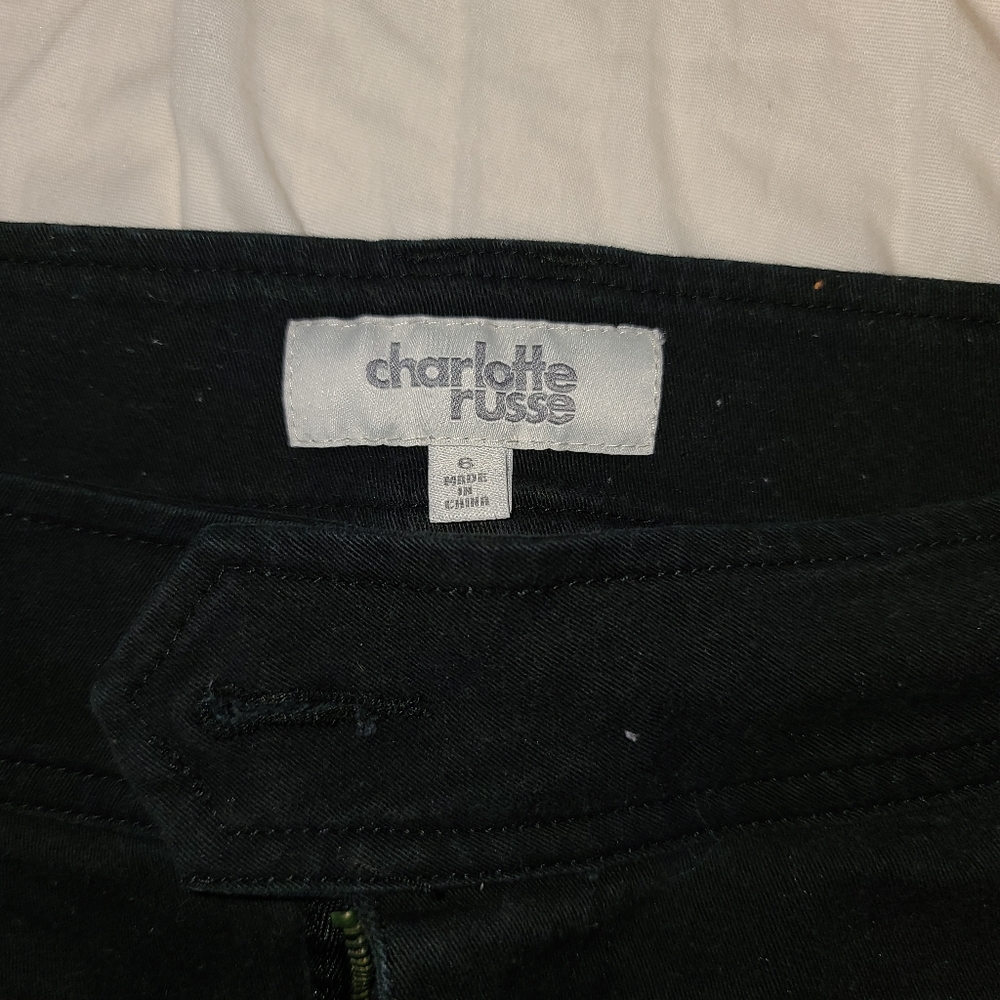 Size 6 Charlotte Russe Black Shorts